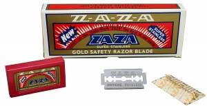 Zaza - Zaza Gold Razor Blades, 100pcs